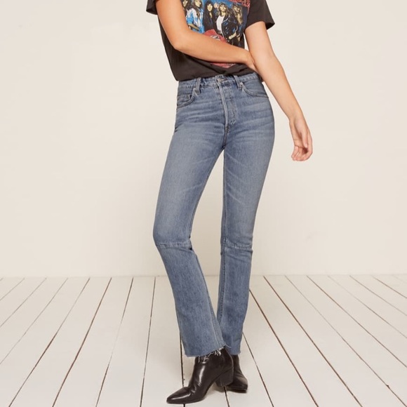 Reformation Denim - Reformation Straight Jeans 25